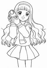 Coloring Pages Sakura Cartoons Cartoon Girls Colouring Cardcaptor Color Anime Cardcaptors Para Printable Bring Colorir Az Popular Azcoloring Handycam Print sketch template