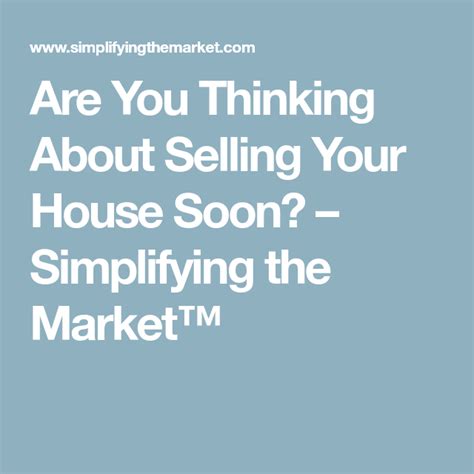 thinking  selling  house  selling  house