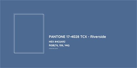 pantone   tcx riverside color color codes similar colors  paints colorxscom