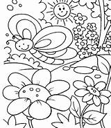 Coloring Spring Pages Kids Flower Season Grade Christian Color First Pdf Drawing Welcome Sheet Sheets Printable Graders Flowers Preschool Easy sketch template