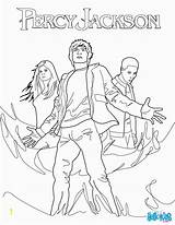 Percy Coloring Pages Jackson Annabeth Hellokids Chase Grover Underwood sketch template