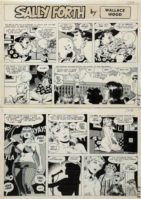 Wally Wood S Sally Forth And Other War Pieces Heavy Metal