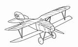Coloring Pages Airplane Printable Plane Sheet Ww1 Print Aircraft Kids Drawing First Boys Transportation Technique Size Template sketch template