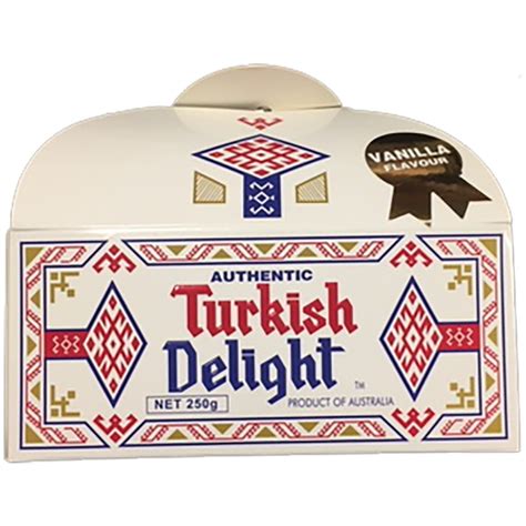Authentic Turkish Delight Treasure Chest Vanilla 250g – Glader