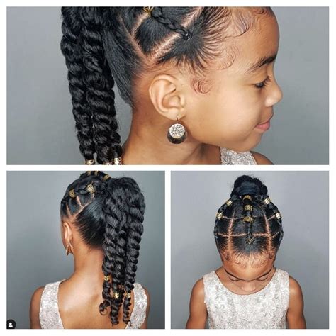 simple natural hairstyles  kids