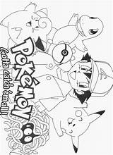 Pokemon Coloring Pages Group Print Sheets Original Kids Printable Book Popular Advertisement Clip sketch template