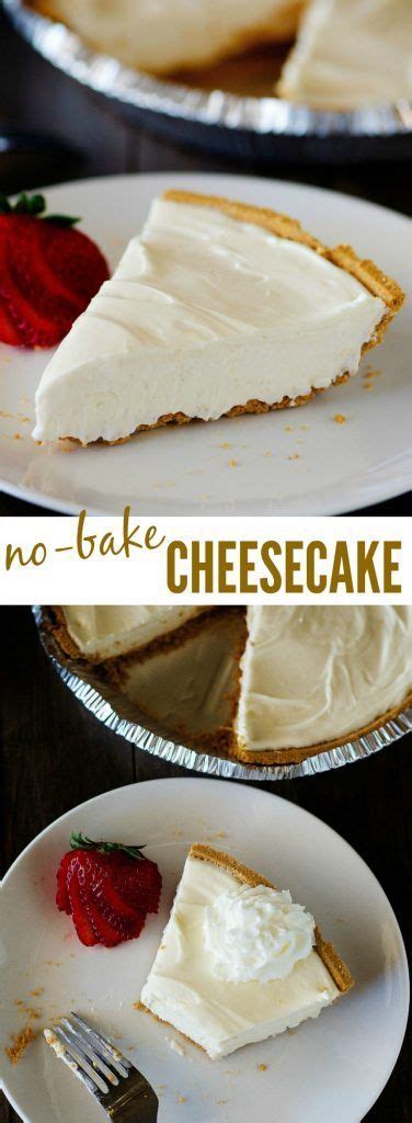 No Bake Cheesecake 8 Ounces Cream Cheese Softened 1 Cup Powdered Sugar