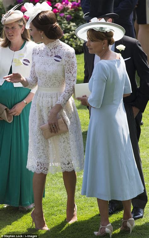 Kate Middleton Emulates Diana In Sheer White Dress Daily