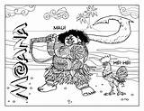 Maui Coloring Disney Moana Pages Inspire Creativity Ages sketch template