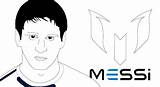 Messi Lionel Pinter sketch template