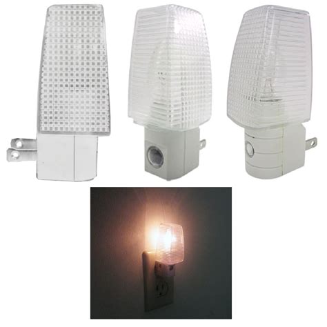night light energy saving automatic sensor wall plug  lite nightlight lamp walmartcom