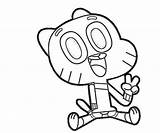 Gumball Coloring Watterson Pages Machine Amazing Pice Drawing Cliparts Tv Color Getdrawings Clip Popular Getcolorings Avondale Style Coloringhome Peace Favorites sketch template
