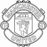 Manchester United Logo Clipart City Coloring Pages Template Colorir Desenhos Imprimir Clip Sketch sketch template