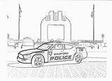 Police Polizeiauto Ausmalbild Coloringtop Polizei Malvorlage Kinderbilder sketch template