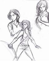 Katniss Everdeen Body Template sketch template