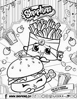Shopkins Fries Teahub sketch template