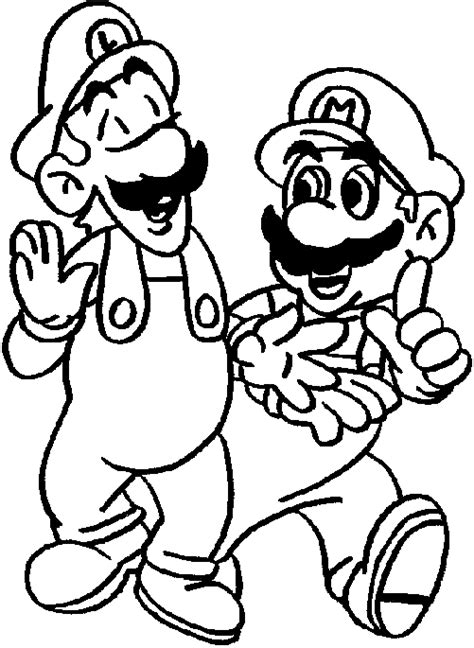 luigi coloring pages coloring pages  print