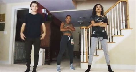 Zendaya And Tom Holland Created A Choreographed Dance Routine Tom