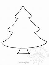 Tree Christmas Template Printable Templates Coloring Ornament Pages Outline Craft Trees Print Felt Patterns Plain Coloringpage Eu Evergreen Cartoon Xmas sketch template