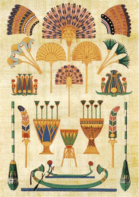 Egyptian Paper Papyrus Hieroglyphs Digital Art By Nelly Gayle