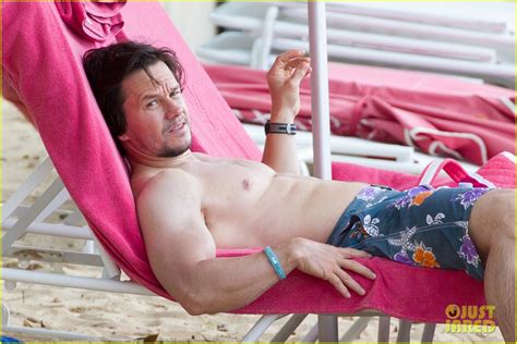 celeb photos mark walberg shirtless again on beach
