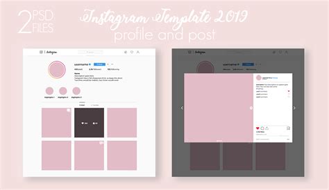 Instagram Template 2019 [updated] By Daeneryscrown On