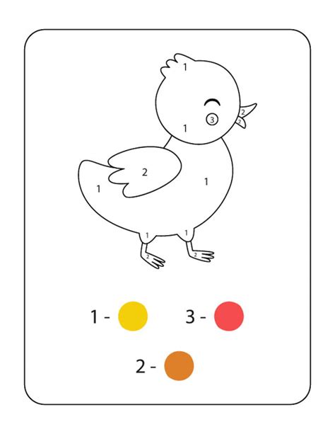 color  numbers coloring pages  kids etsy