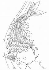 Koi Coloring Fish Dragon Pages Koifish Drawing Choose Board Pond Sheets Parentune sketch template