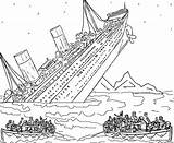 Titanic Coloring Pages Kids Drawing Printable Sinking Color Colouring Choose Board sketch template