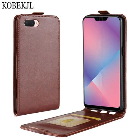 flip case for oppo a5 case oppo a5 cover wallet luxury pu leather bag