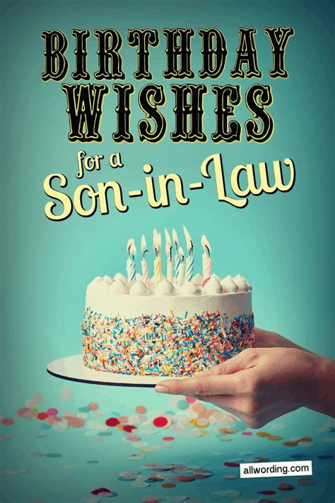 happy birthday   son  law includes sincere