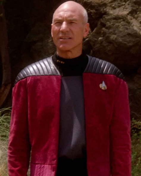 Star Trek Next Generation Capt Jean Luc Picard Red Jacket