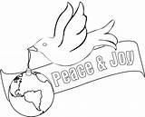 Coloring Peace Pages sketch template