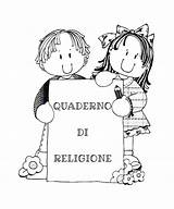 Religione Quaderno Cattolica Realizzato Rhonna sketch template