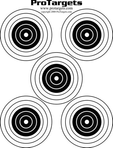 targets printable images  pinterest shooting range