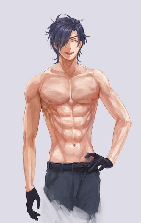 resultado de imagen  shokudaikiri mitsutada tumblr anime guys shirtless anime boy cute