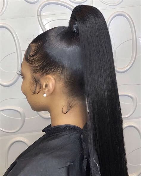 atcapping follow  high ponytail hairstyles weave