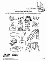 Hygiene Germs Personal Germ Activities Teaching Getdrawings Desalas sketch template