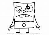 Spongebob Doodlebob Draw Squarepants Step Drawing Cartoon Drawings Easy Character Drawingtutorials101 Tutorials Choose Board sketch template