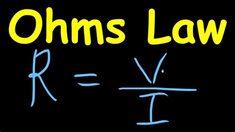 ohms law explained  basics circuit theory youtube