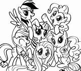 Pony Pages Coloring Shimmer Sunset Little Getcolorings Color sketch template
