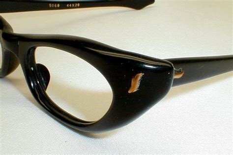 womens pg2 vintage eyeglasses black swank monture