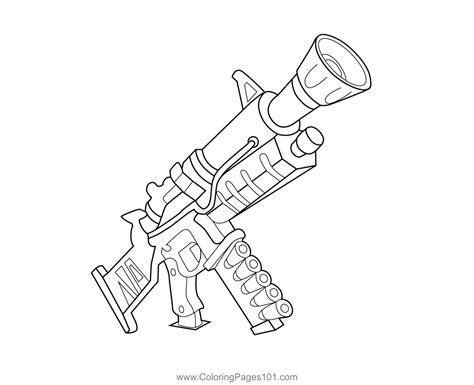 fortnite weapon coloring pages coloring pages
