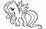 Boyama Fluttershy Sayfalari Pegasus Alicorn Poni sketch template