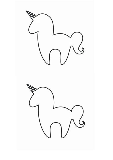 printable unicorn template