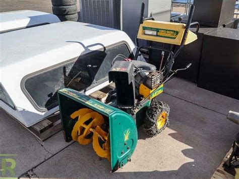 mtd aed snow blower gas roller auctions