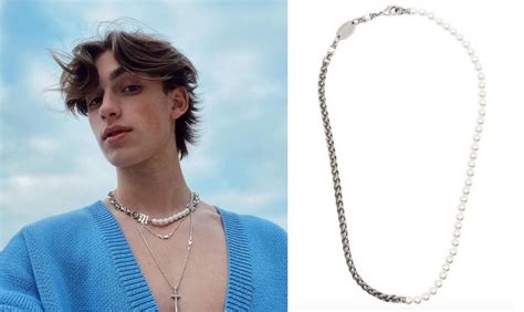 why every man needs to wear a pearl necklace once in a while