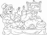 Coloring Pilgrim Feast Thanksgiving Pages Pilgrims Printable Kids Print Color Gif Book sketch template