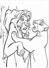 Lion Simba Kleurplaat Nala Leeuwenkoning Kleurplaten sketch template