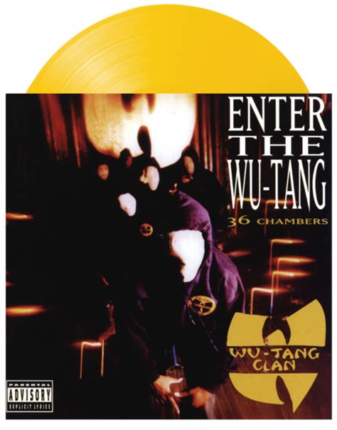 wu tang clan enter  wu tang  chambers lp vinyl record yellow